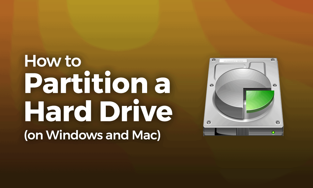 partition a new hard drive for mac os on a windows 7